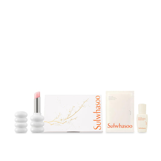 Sulwhasoo Glowing Lip Balm Set Holiday 2025: A three-piece glow-boosting set to prep, hydrate, and visibly revitalize lips and skin.