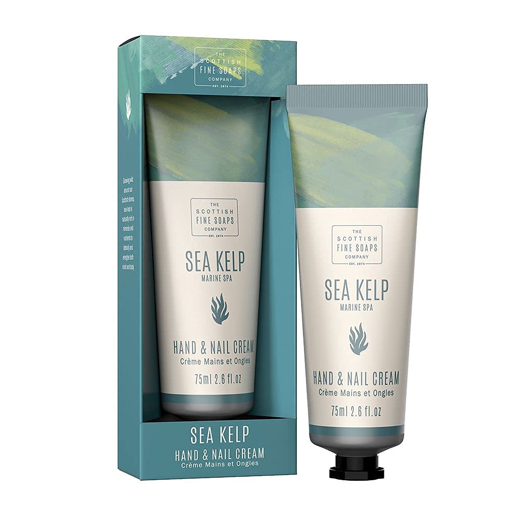 Scottish Fine Soaps Sea Kelp Hand & Nail Cream - Nourishing Moisturizer | 75ml