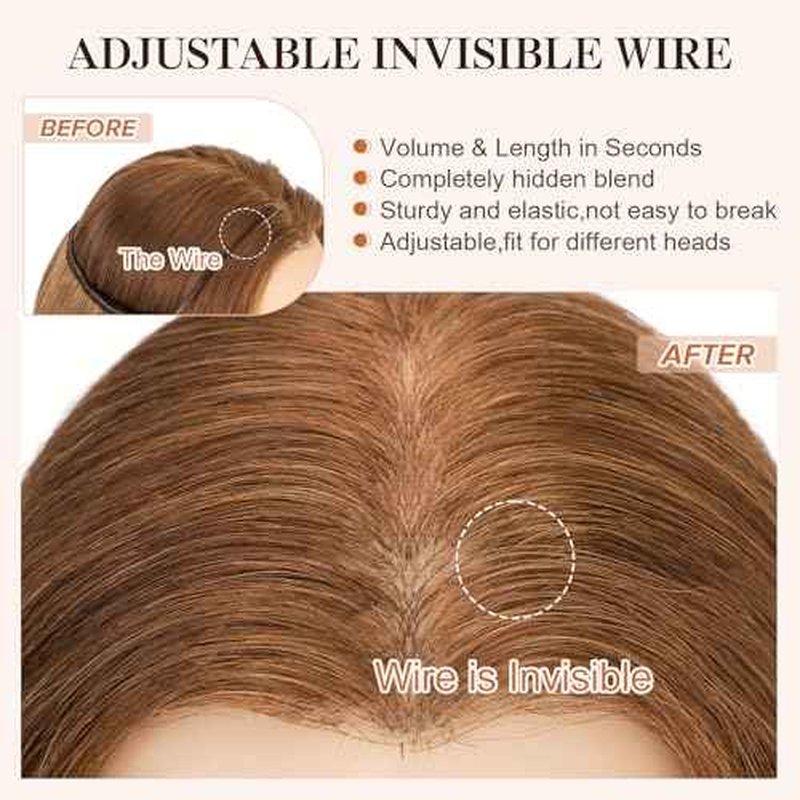Halo Hair Extensions Real Human Hair,S-noilite Halo Hair Extensions,Halo Hair Extension for Women,100% Human Hair Halo Extensions,Halo Hair 55g/12inch 06 Light Brown
