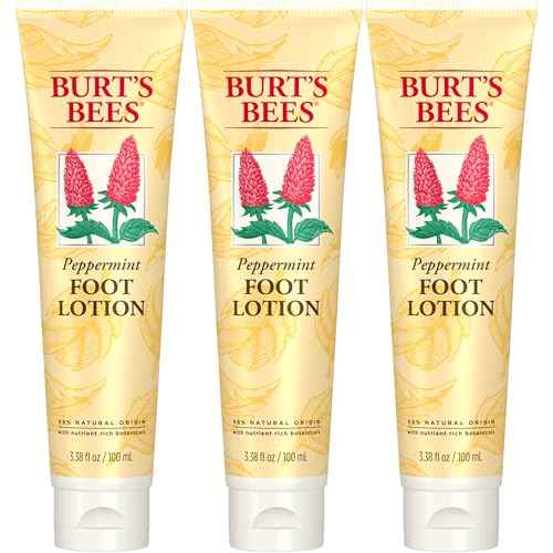 Burt's Bees Peppermint Foot Lotion, Pack of 3