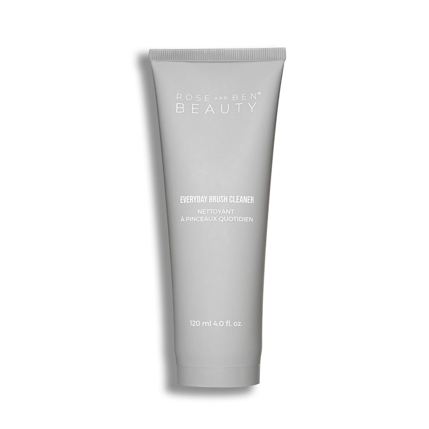 Rose and Ben Beauty Everyday Brush Cleaner | Fragrance-Free Gel Formula | Gentle and Nourishing with Avocado Oil & Aloe Vera | Professional Makeup Brush Cleanser | Vegan, Cruelty-Free