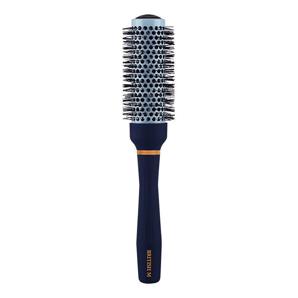 BRITISH M Hot Curling Ceramic Brush (33mm) + Flex Gentle Brush