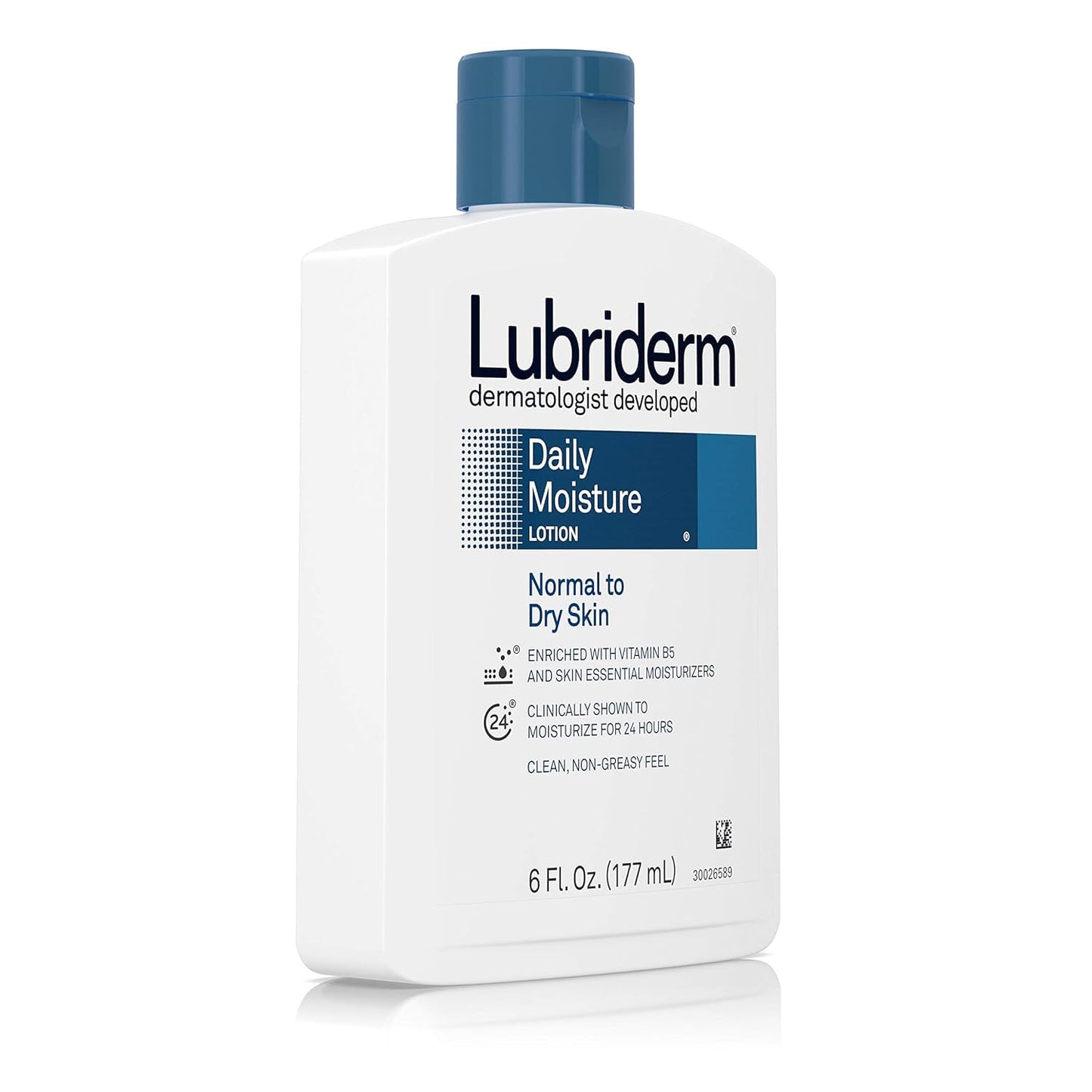 Lubriderm Daily Moisture Lotion For Normal To Dry Skin 6oz Pack of 3