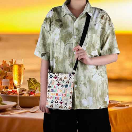 WCGXKO Musical Lover Gift Musical Character Zipper Pouch Makeup Bag (SLEEP HA XK)