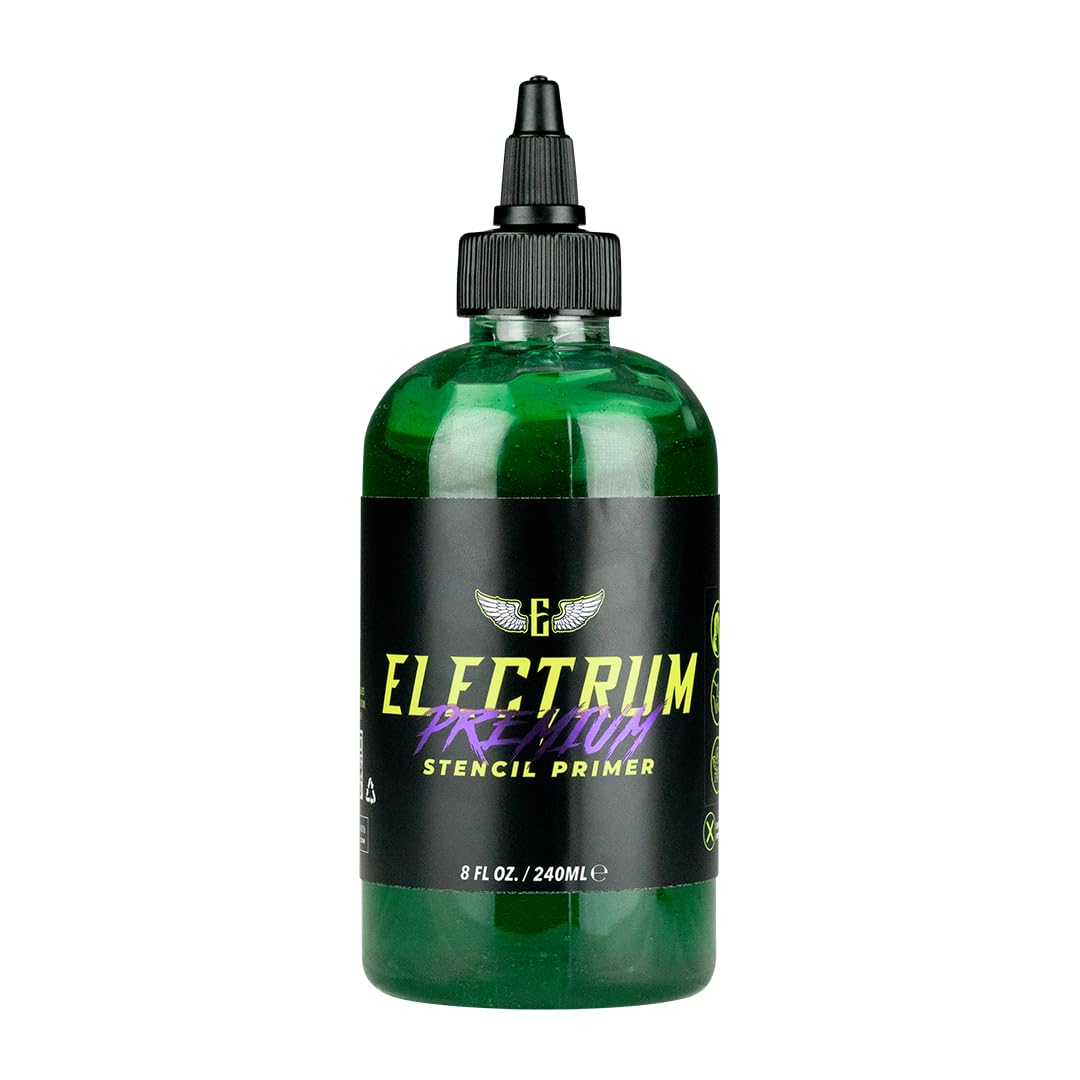 Electrum Tattoo Stencil Gel Solution Premium Transfer Gel 8 oz (Stencil Gel)