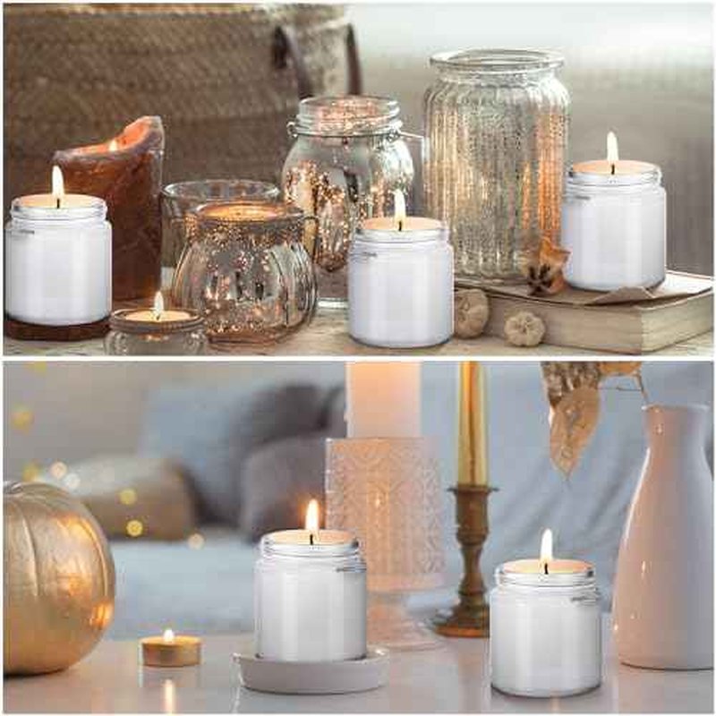 Norme 96 Pcs Glass Jars with Lids Empty Small Glass Containers and Inner Liners Reusable Cosmetic Jars Round Airtight Bottles with Plastic Woodgrain Lids for Travel (4oz)