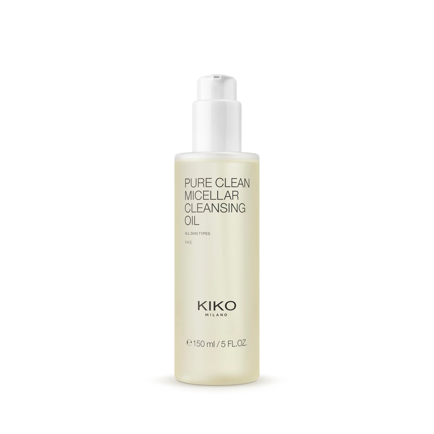 KIKO Milano Pure Clean Micellar Cleansing Oil | Micellar Oil Cleanser And Make-Up Remover