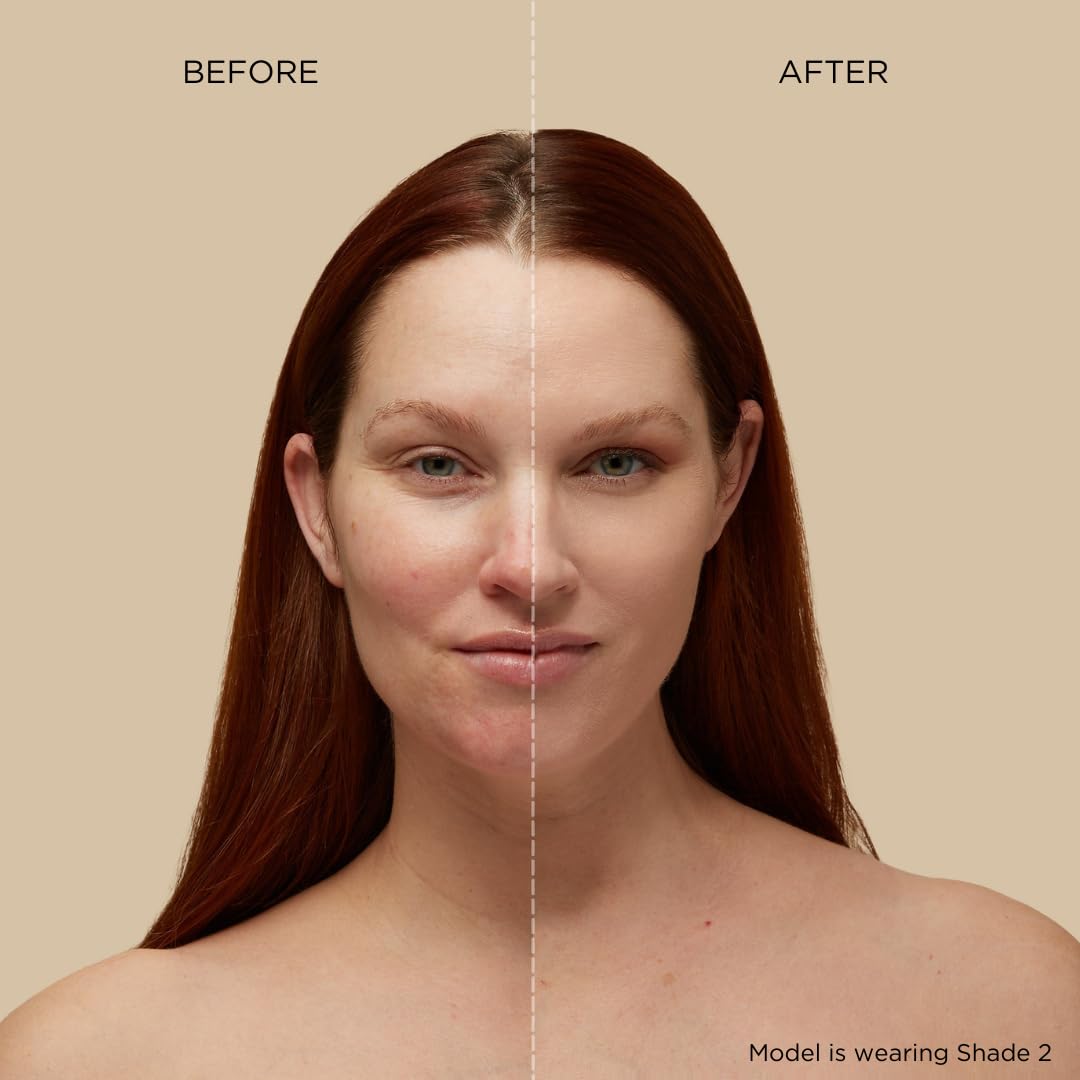 Sigma Beauty Skin Perfector Hydrating Tint (2 - Light Beige Tint) — Skin Tint Foundation for Lightweight, Buildable Coverage, With Hyaluronic Acid, Niacinamide Serum, and More
