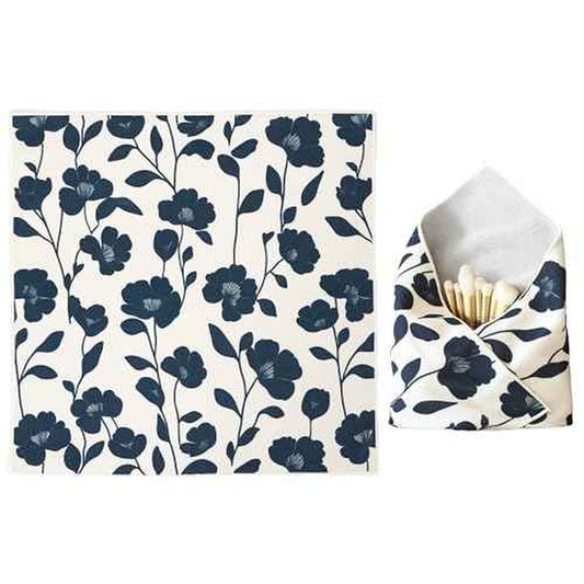 Self-Adhesive Magic Cloth Portable lazy Makeup Bag Cosmetic Pouch Widely Used for Camera Lens Wrap,Protective Cover Laptop Sleeve,Folding,Washable(17.7" X 17.7"Flower)