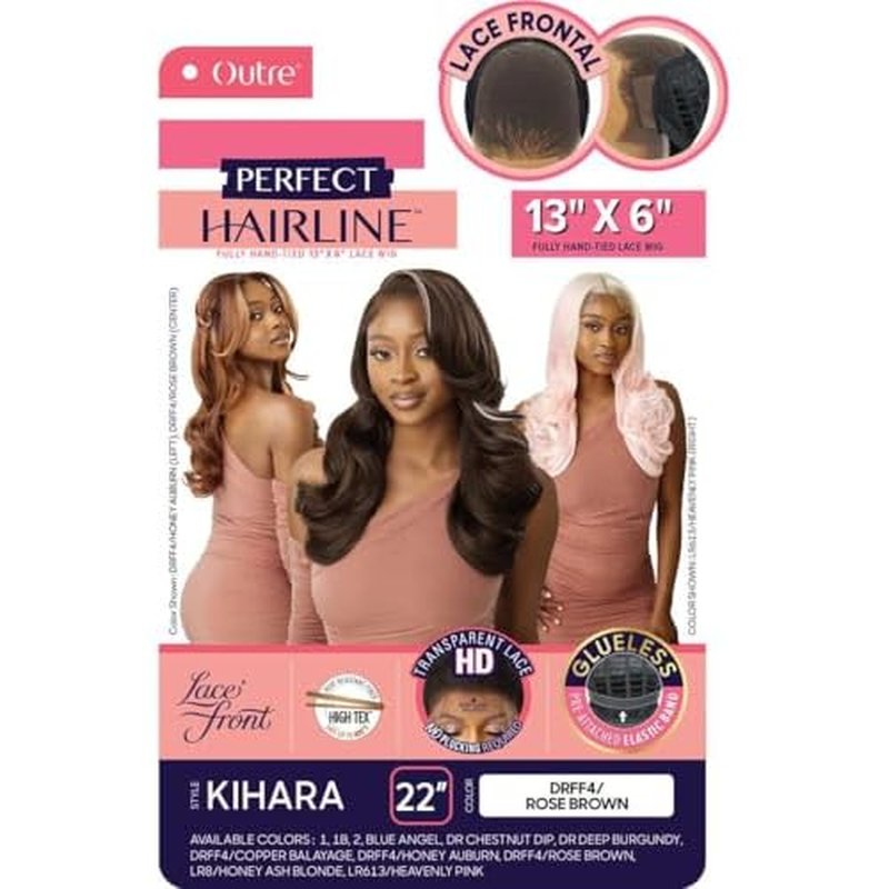 Outre Lace Front Wig - Perfect Hair Line 13X6 - Kihara (LR613/HEAVENLY PINK)