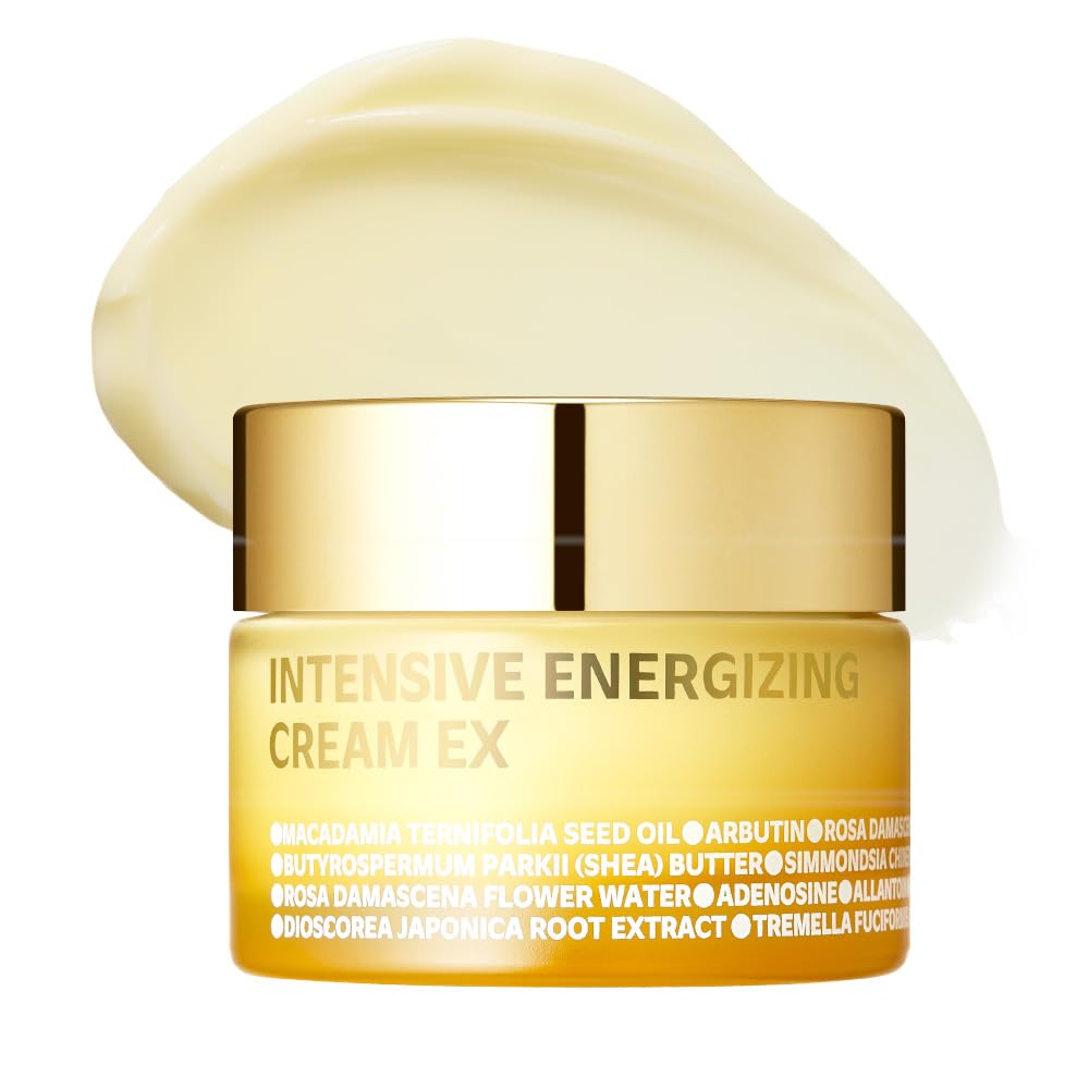 ISOI Intensive Energizing Cream EX, Deep Moisturizing Formula for Skin Elasticity, Face & Neck Cream for Tightening & Firming & Lifting, Korean Skin Care, (2.03 fl. oz, 60ml)