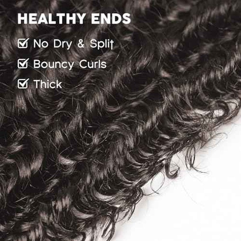 WEQUEEN Deep Wave Human Hair Bundles 20 22 24 Inch 100% 16A Brazilian Hair Long Lasting Deep Wave Bundles for Women