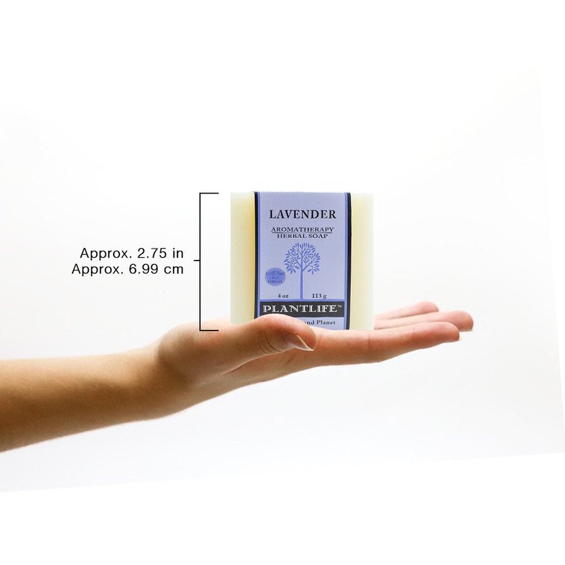 Plantlife Lavender 6-pack Bar Soap - Moisturizing and Soothing Soap for Your Skin - Hand Crafted Using Plant-Based Ingredients - Made in California 4oz Bar