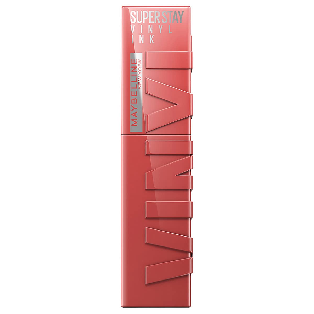 Maybelline Super Stay Vinyl Ink Longwear No-Budge Liquid Lipcolor Makeup Bundle with Peachy 0.14 fl oz and Coy 0.14 fl oz