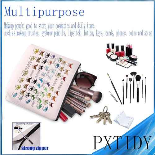 PXTIDY Dragon Novel Makeup Bag Bookish Gift Dragon Tribes For Dragon Lovers Cosmetic Bag