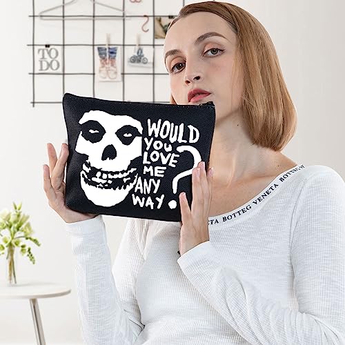 BWWKTOP Music Band Album Cosmetic Makeup Bag Song Lyrics Gift Would You Love Me Anyway Makeup Zipper Pouch Bag Singer Merchandise (Would you love)