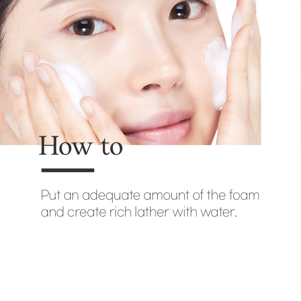 Moistfull Collagen Cleansing Foam - Gentle Face Wash with Super Collagen & Lupinus Albus Protein | 5.29 Ounce