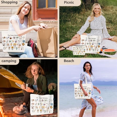 Texas State Speech Therapy 0ccupational Therapy Gifts Tote Bag Makeup Bag for Women Girl Sister Birthday Christmas