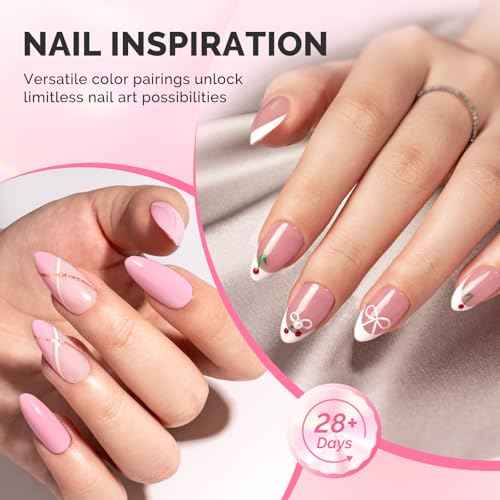 MelodySusie Clear Builder Nail Base Gel for Nails Thickening, Soak Off UV Extension Gel, Rhinestone Nail Glue in a Bottle for Nail Art Design Salon DIY Manicure at Home Gift for Women