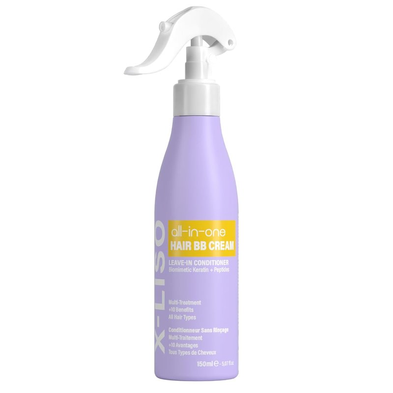 All-in-One Hair Conditioner Spray | Leave-In BB Cream with Keratin & Peptides - Anti-Frizz & Heat Protectant for All Hair Types - 11 Benefits in 1