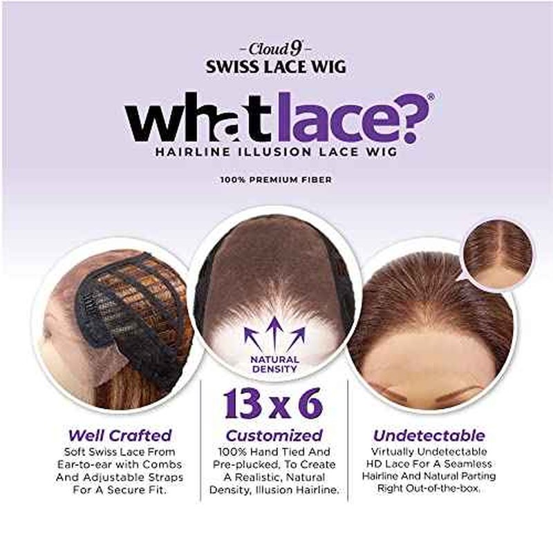 Sensationnel What Lace 13X6 Wigs - Braelyn Lacefrontal Hand Tied Glueless Synthetic With Natural Density Preplucked Hairline (BALAYAGEHAZELNUT)