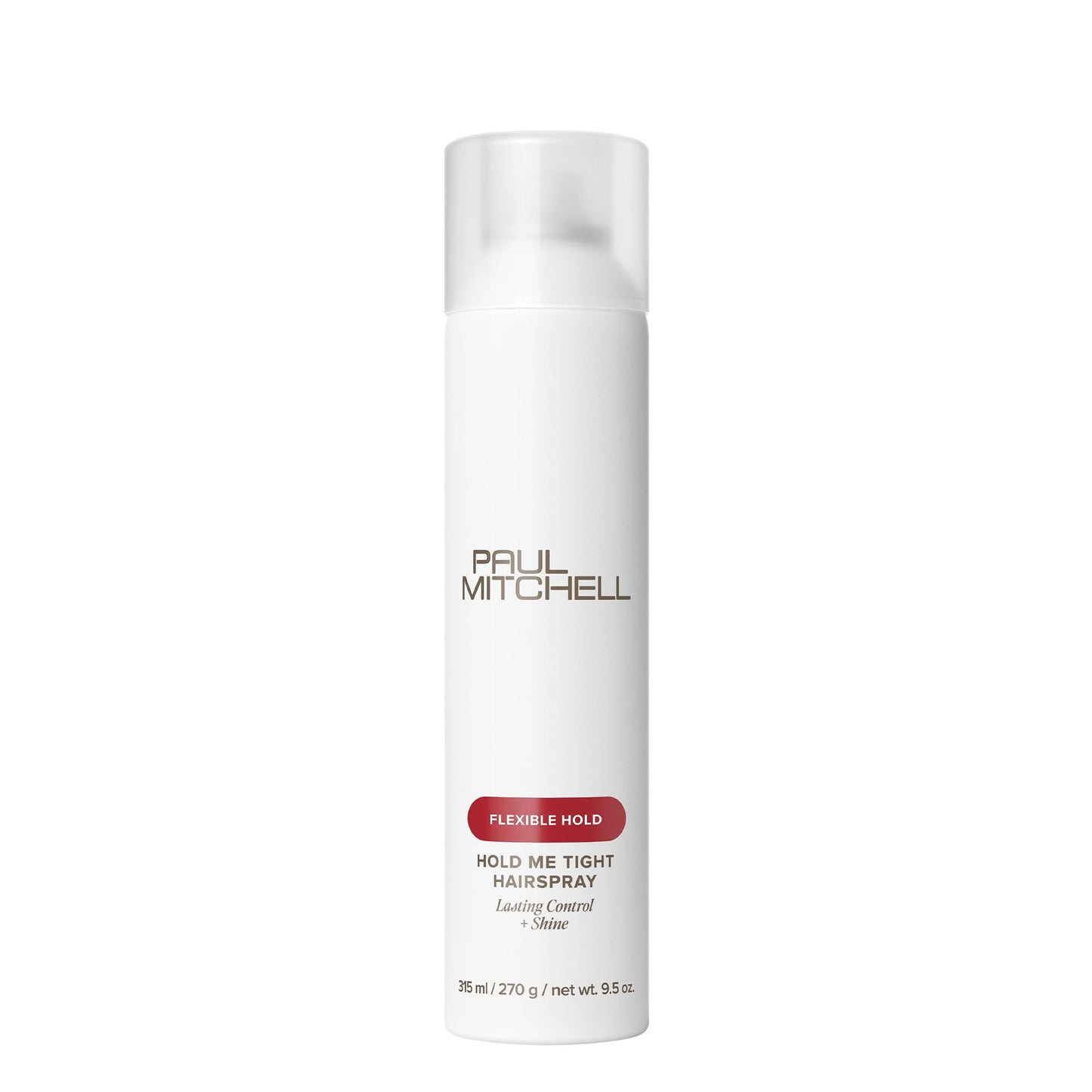Paul Mitchell Hold Me Tight Hairspray, Flexible Hold, Lasting Control + Shine, For All Hair Types, Especially Fine to Medium Hair