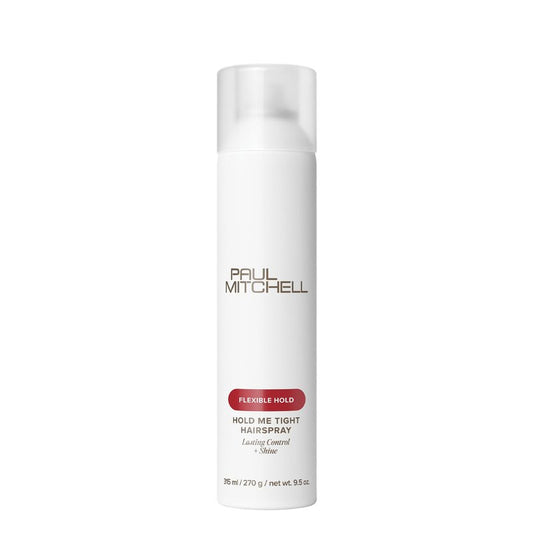 Paul Mitchell Hold Me Tight Hairspray, Flexible Hold, Lasting Control + Shine, For All Hair Types, Especially Fine to Medium Hair