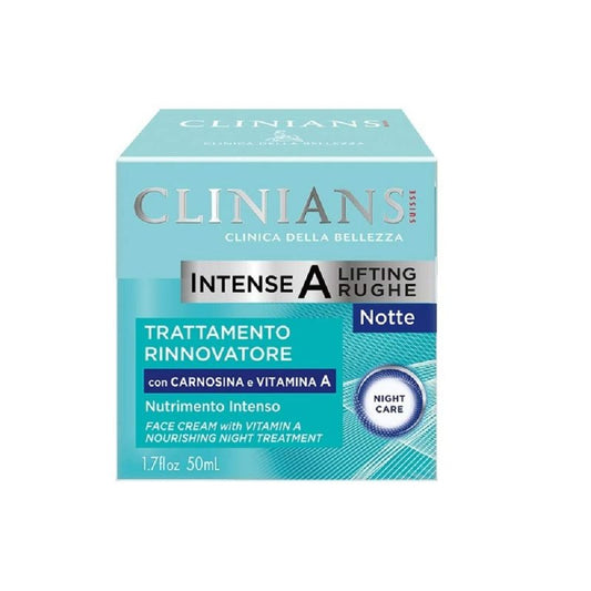 Clinians Intense A Lifting Rughe Hydro-nourishing Night Face Cream 1.7 Fl Oz