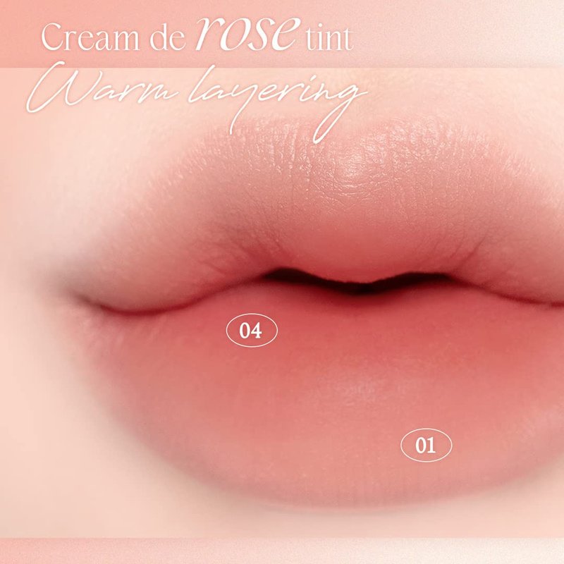 dasique Cream De Rose Tint (13 Mauve Taupe) | AMAZON US ONLY | Velvet Cream Matte Lip Stain, Infused with Rose Water | Vegan