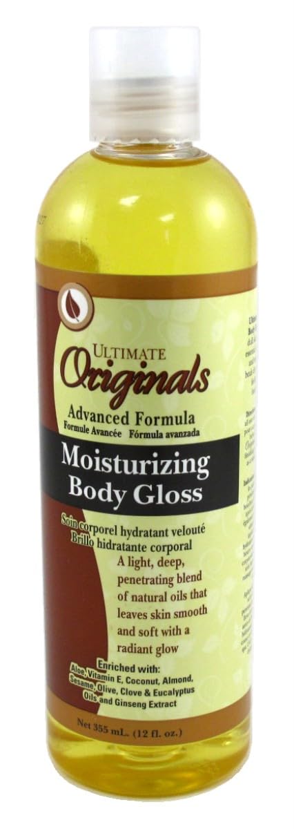 Moist Body Gloss - Ultimate Hydration for Radiant Skin | 12 Ounce (354ml) - 3 Pack