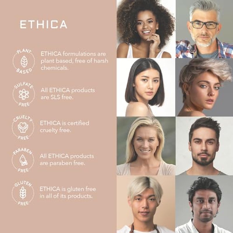 Ethica Beauty Professional Conditioner. Deep Conditioning, Volumizing, & Hydrating. Promotes Strong Healthy Hair, Scalp Health, and Hair Growth, 16.9 oz