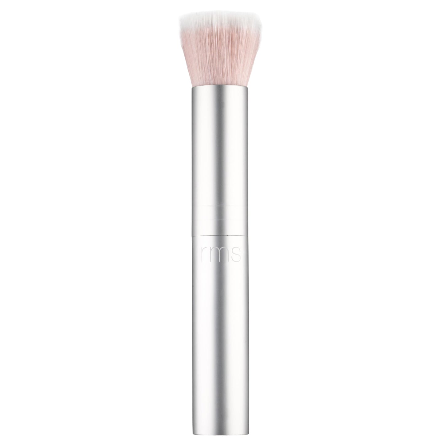 RMS Beauty Skin2Skin Fan Brush - Vegan Synthetic Highlighter Brush for Face & Body - Loose Powder Face Blender for Streak Free Blush & Bronzer