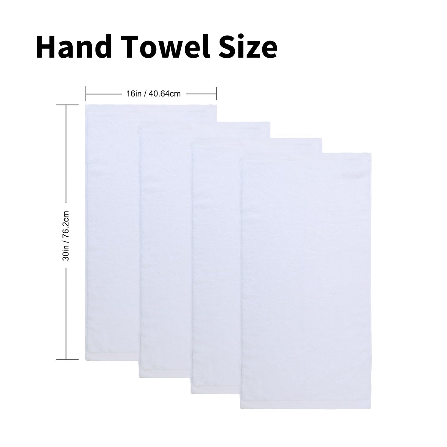 Everplush Country Terry Series Face Towel 6-Piece Set - Cotton and Microfiber Material, Super Absorbent, Ultra Soft, Portable for Travel, Ideal for Face & Hand Washing