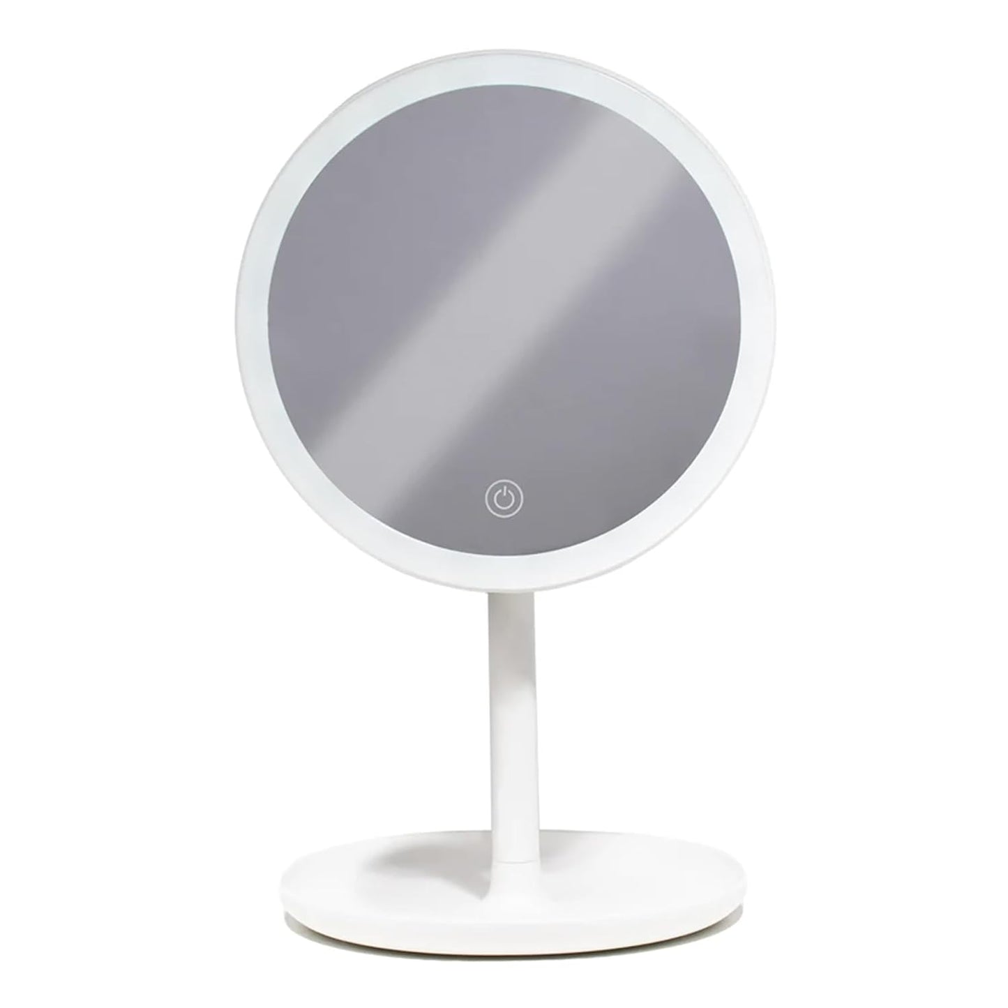 StylPro Melody Portable Bluetooth Makeup Mirror - Dimmable Touch LED Lighting | Travel-Friendly Design