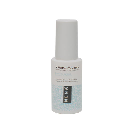 NENA Skincare Mineral Eye Cream - Hydrating Under Eye Cream for Dark Circles - Reduces Appearance of Puffiness with Canadian Glacial Water - 0.5 oz.