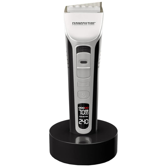 Fadify 2.0 Cordless Hair Clipper with Precision Guards, Hair Trimmer for Professional Home Use, Ceramic Blades, Rechargeable Battery & LED Display, Beard Trimmer, Eco-Friendly Design