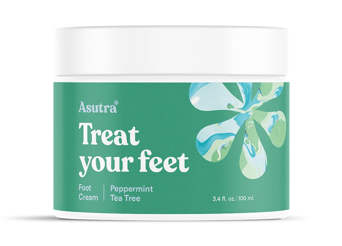 ASUTRA Invigorating and Therapeutic Foot Soak + Pedicure Pumice Stone (Dead Sea Salt w/Tea Tree & Citrus Oils), 16 oz - Helps to Soften Calluses, Corns, and Cracked Feet