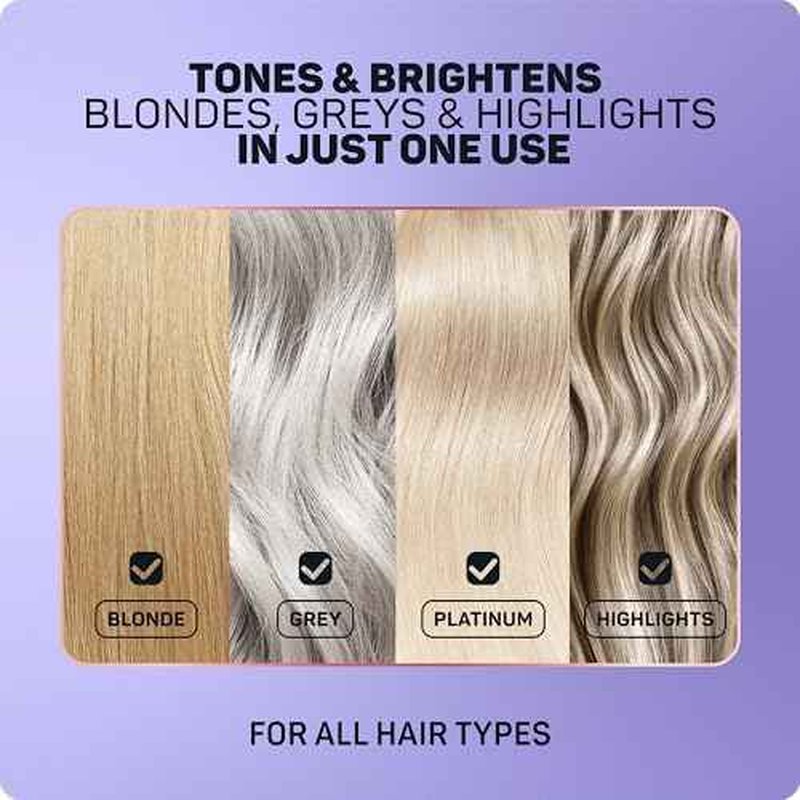 Marc Anthony Purple Shampoo, Repair Blonde Rescueplex Color Care - Neutralizes Brassy Tones and Repairs Bonds, 8oz