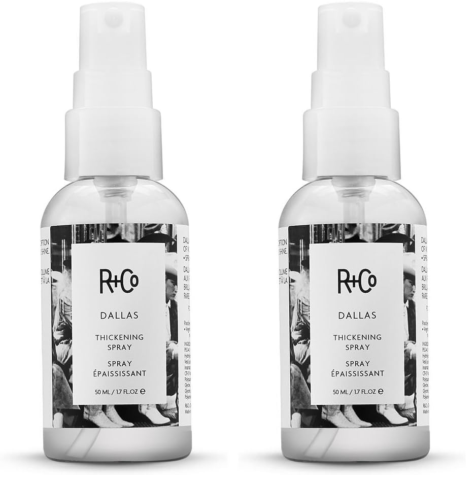 R+Co Dallas Hair Thickening Spray - Volumizing & Texturizing for All Hair Lengths | Adds Volume, Body & Shine