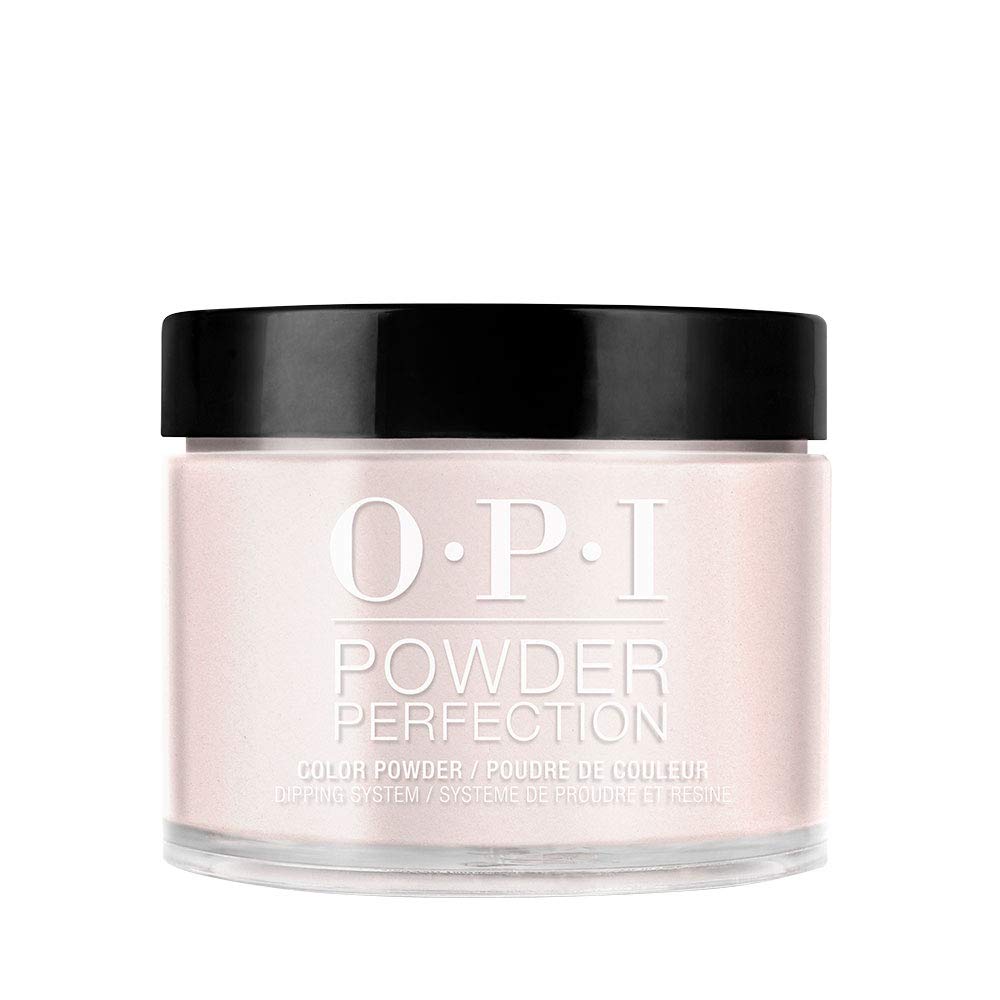 OPI Powder Perfection Humidi-Tea | Opaque Soft Pink Shimmer Nail Dipping Powder | Acrylic Alternative