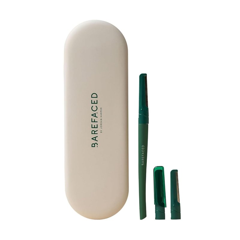 Barefaced Facial Razor – Stainless Steel Dermaplaning Tool for Women – Facial Shaving Tool Removes Peach Fuzz & Dead Skin, Improves Skincare Absorption, Brightens Skin & Smooths Makeup Application