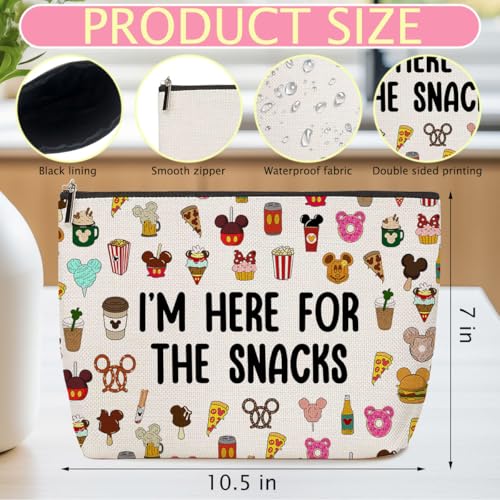 4PCS Cute Cartoon Print Makeup Bag Magic Cartoon Mouse Cosmetic Bag Cute Mouse Animal Lovers Gifts for Women Female Her Daughter Cousin Best Friend Bestie BFF Mothers Nurse Day Graduation Birthday