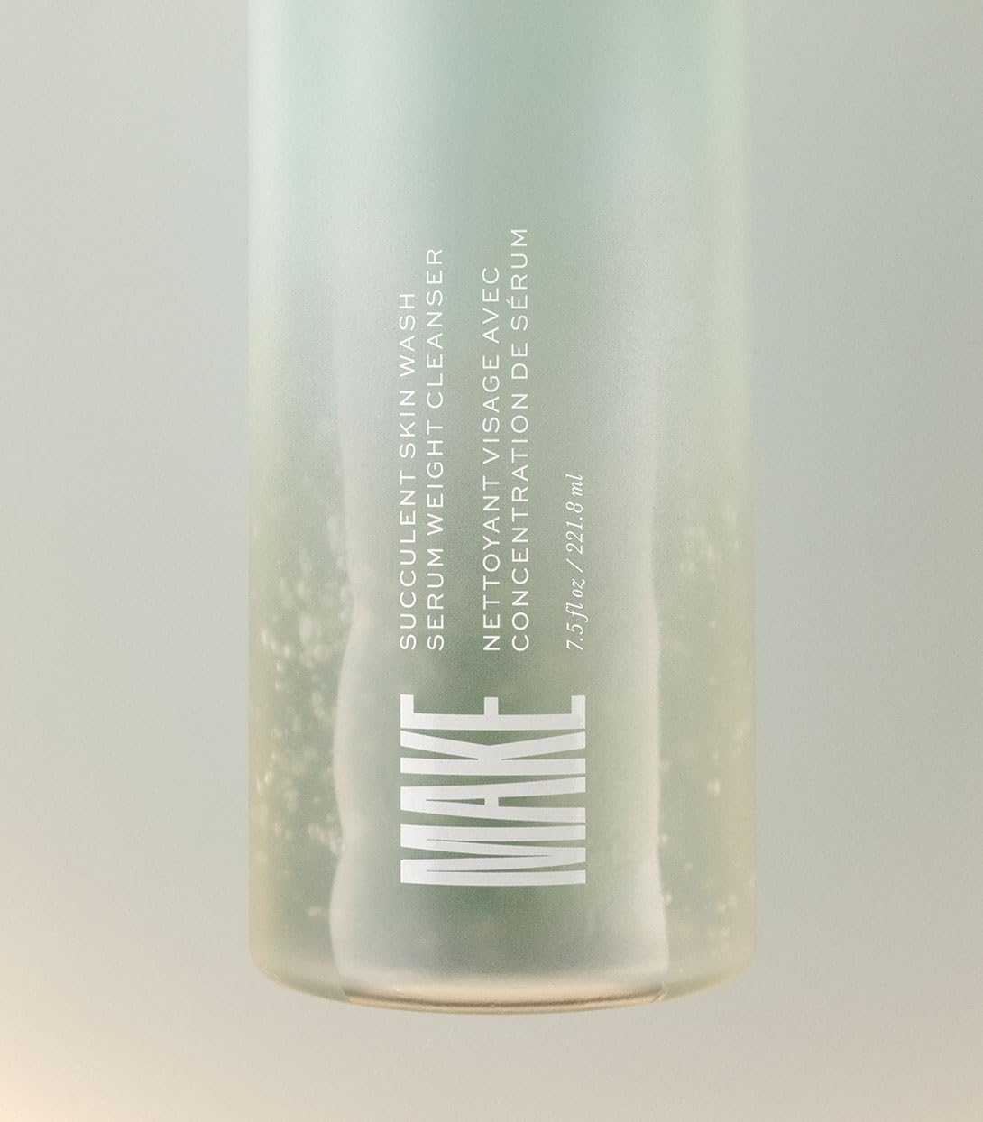 MAKE Beauty Succulent Skin Wash - Hydrating Face Wash, pH Balanced, Moisturizing Gentle Face Cleanser with Cactus Extracts and Hyaluronic Acid for All Skin types - 7.7 Fl Oz