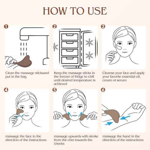 Cryo Sticks for Face - Gua Sha and Massage 2-in-1, Ice Globes-Facial Skin Care Tools for Women, Cold Globes for Facials, Cooling Face Globes