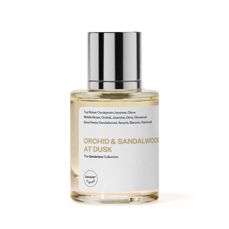 Dossier - Originals - Orchid & Sandalwood At Dusk - Eau de Parfum - Long-Lasting Sensual Woody Floral Fragrance - Unisex - 1.7 fl oz (50ml)