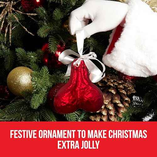 Happy Nuts Holiday Anti Chafing Deodorant Festive Essentials Bundle Kit - Perfect Men's Gift for Christmas - Includes Anti Chafing Comfort Cream Deodorant, Chafe Stick & Cheeky Ornament