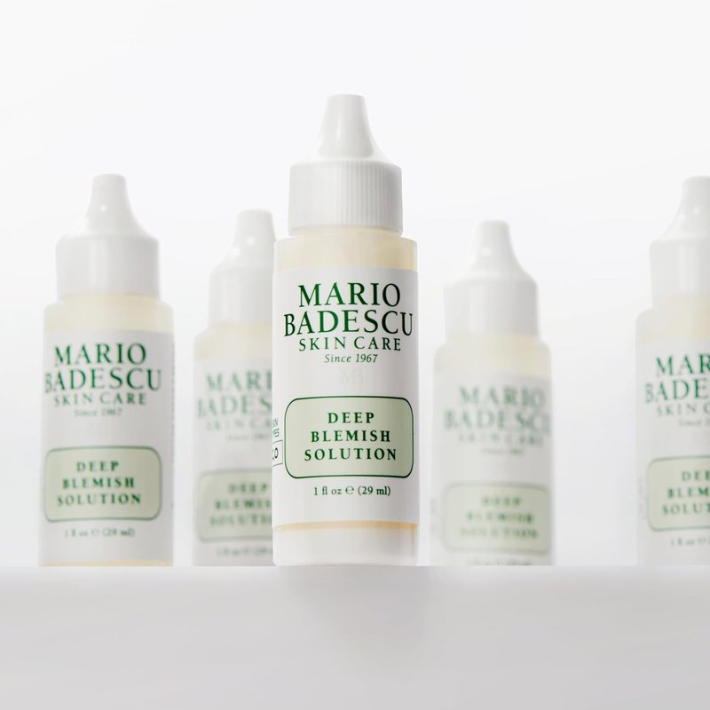 Mario Badescu Deep Blemish Solution - Potent Spot Treatment Serum with Zinc Oxide & Niacinamide for Large Blemishes
