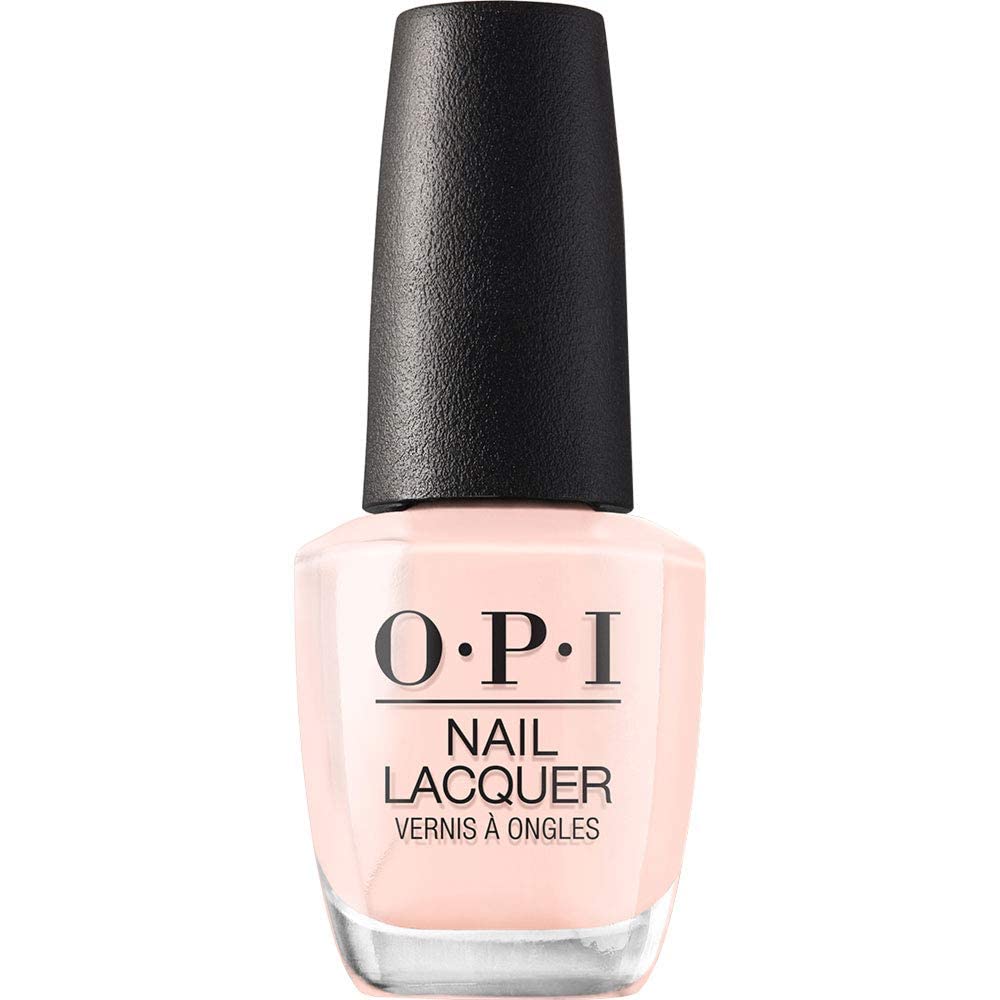 OPI Nail Lacquer Bundle: Bubble Bath Nude Polish & Natural Base Coat, 0.5 Fl Oz