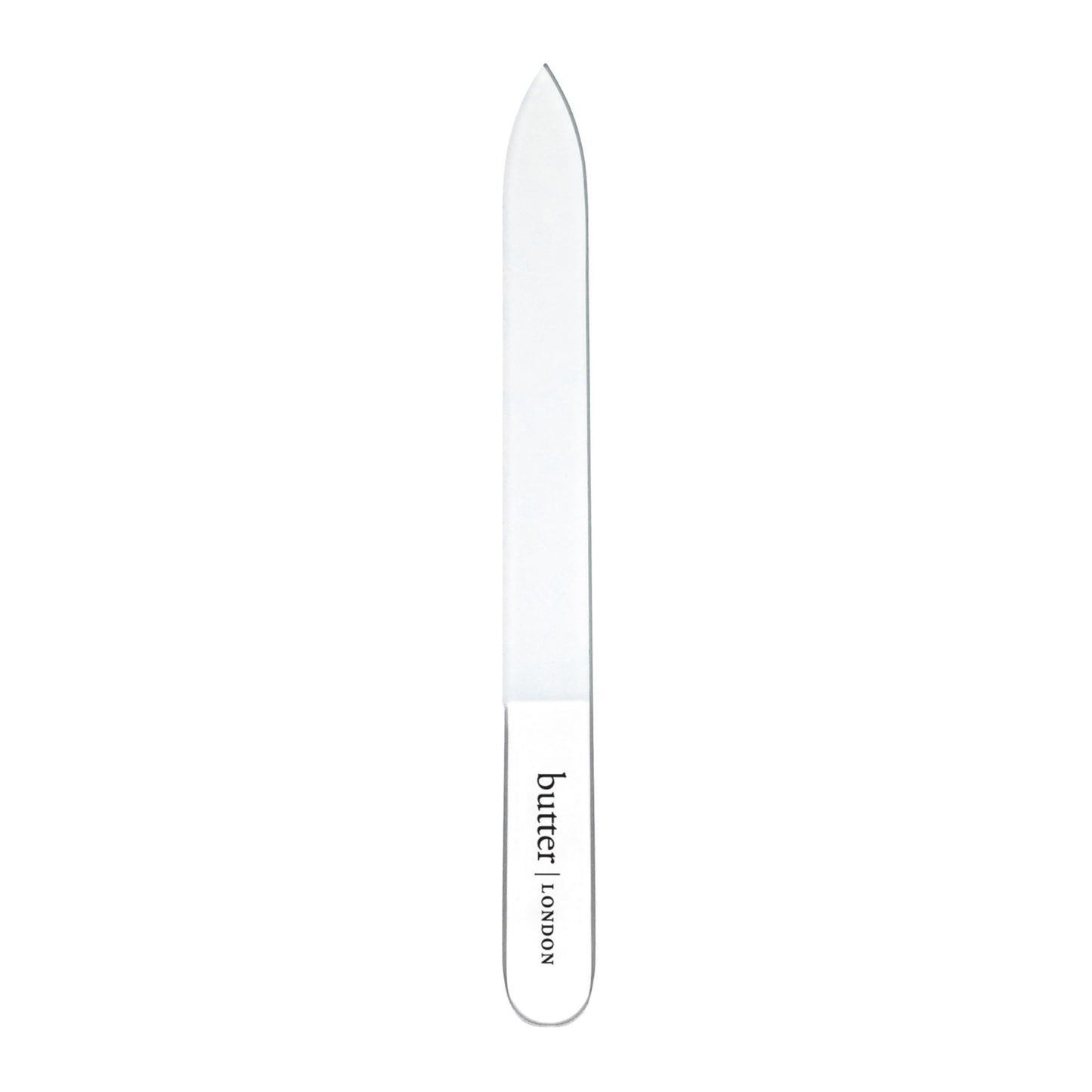 butter London Glass Nail File, Signature Glass Collection - Professional Nail Filers for Natural Nails - Salon Quality Manicure Pedicure Tool & Products for Fingernails & Toenails