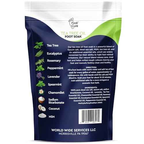 FOOT CURE Exfoliator & Callus Remover Pedicure Set ? Care Kit Includes File for Dead Skin, Tea Tree Oil Soak Salts, Urea Cream 40 Percent Removal Gel Made in USA, Ivory, 4 Piece